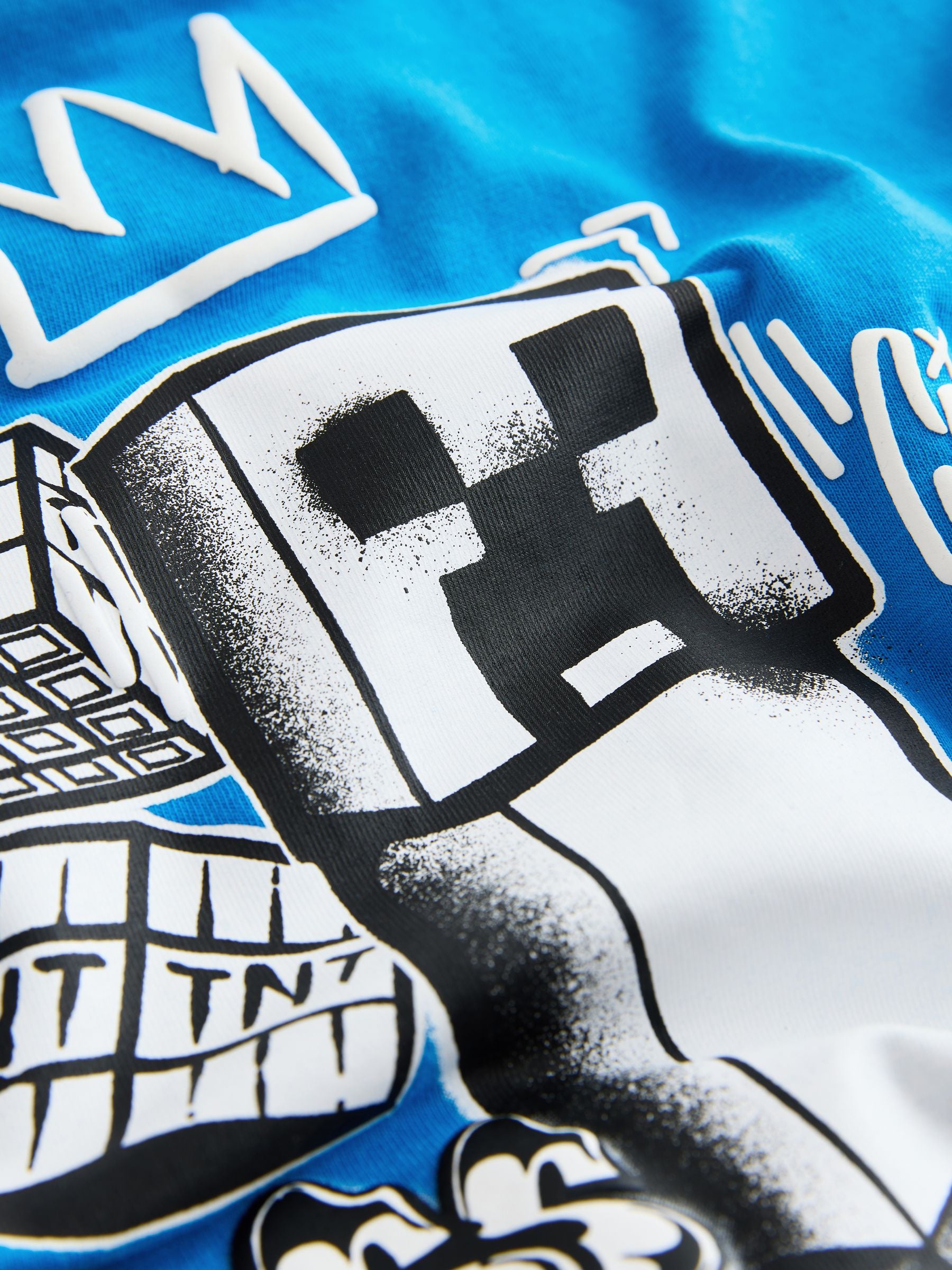 Dsiney Kidz - Blue Back Print Single Minecraft T-Shirt (3-16yrs) image 4