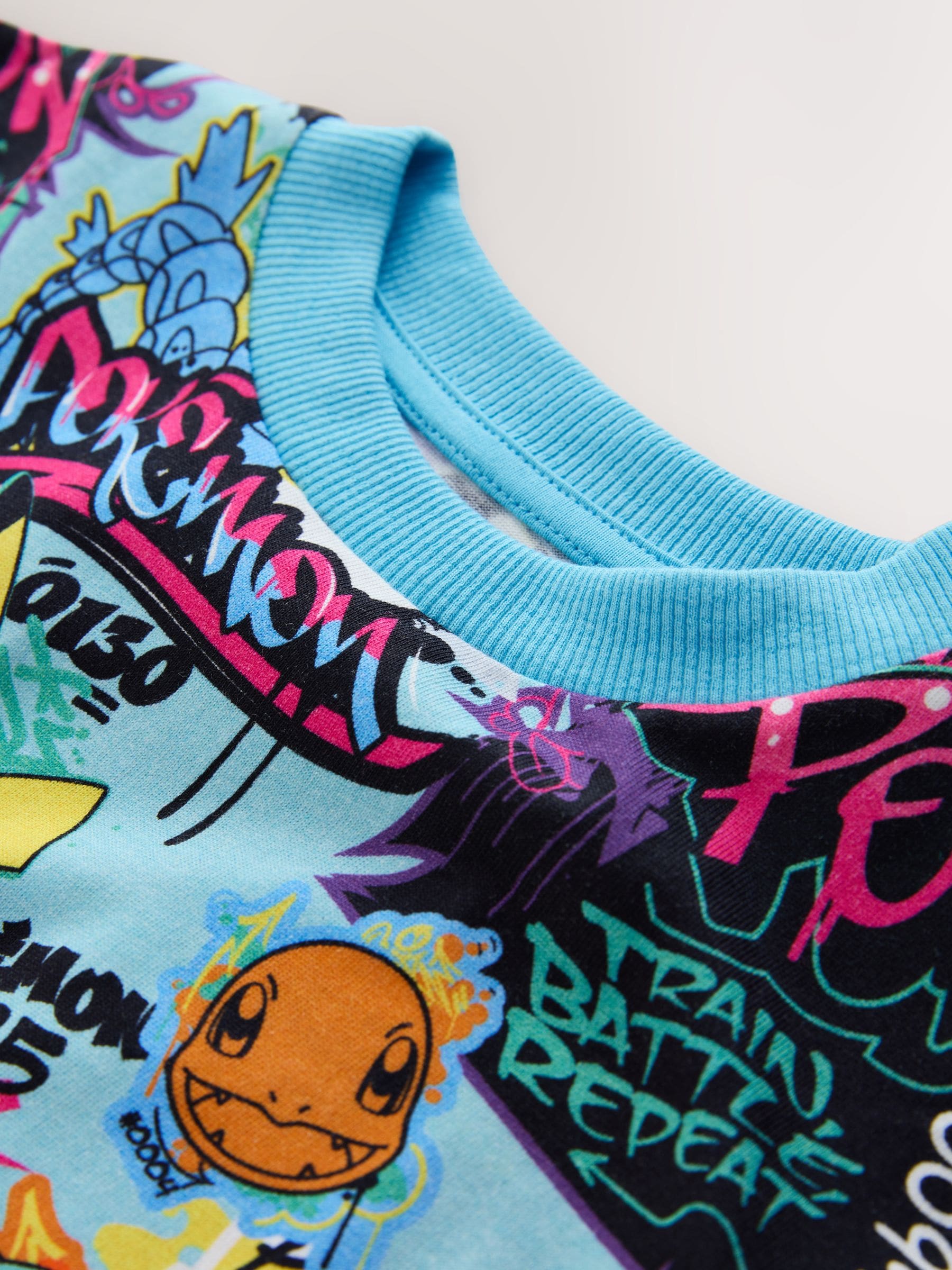 Dsiney Kidz - Blue/Multi Pokémon Short Sleeve T-Shirt (3-16yrs) image 6