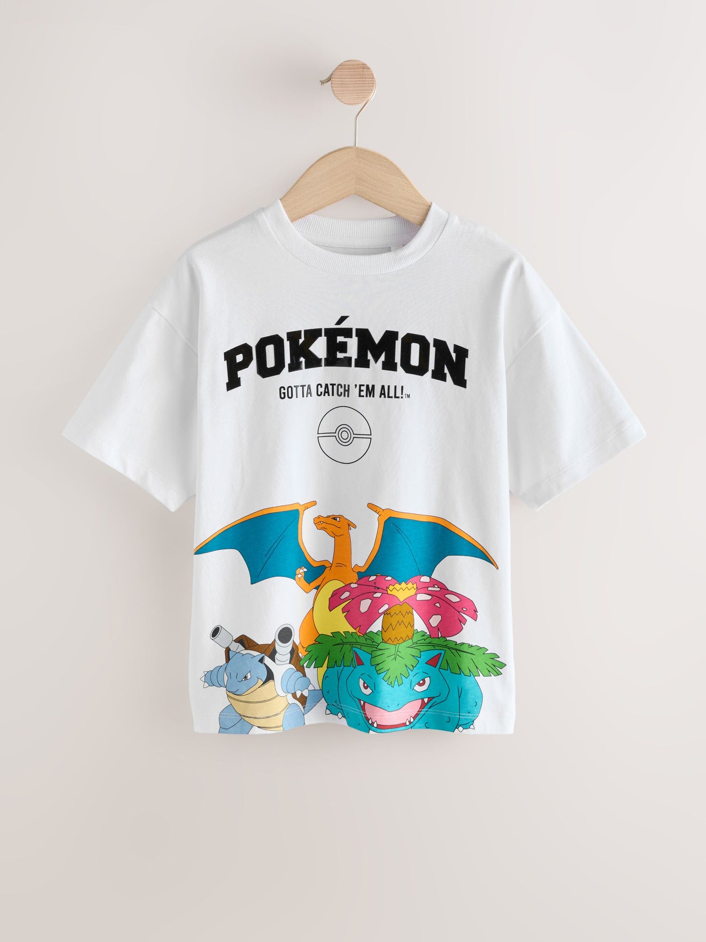 Dsiney Kidz - White Pokémon Short Sleeve T-Shirt (3-16yrs) image 1