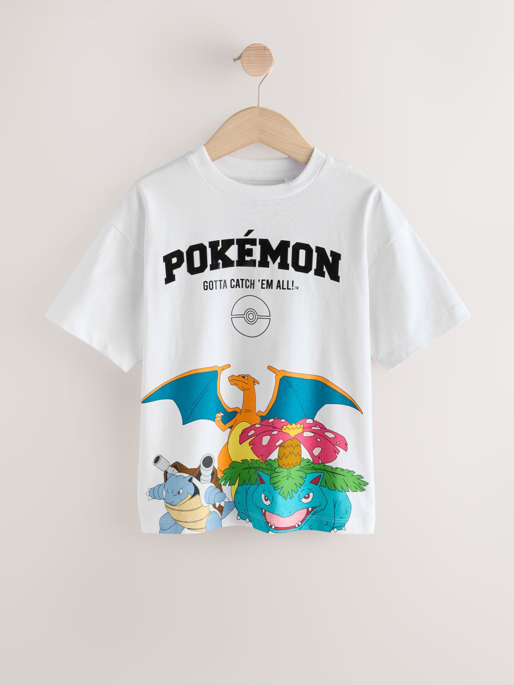 Dsiney Kidz - White Pokémon Short Sleeve T-Shirt (3-16yrs) image 1