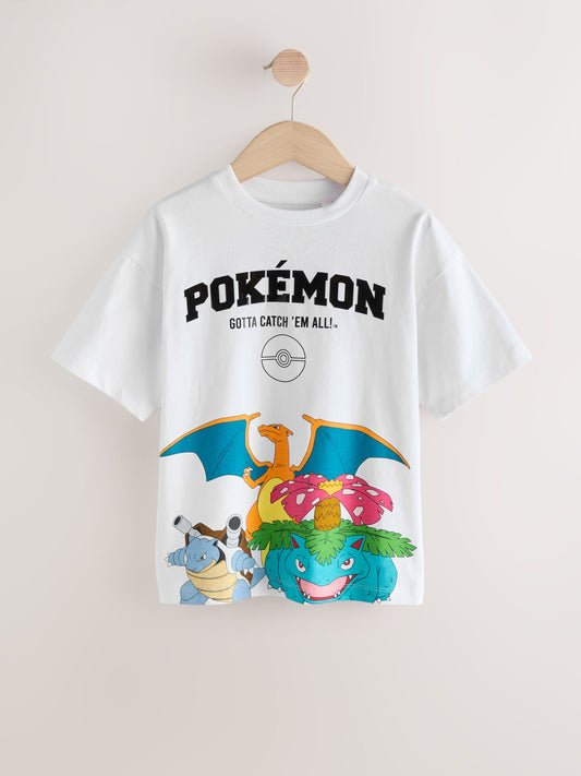 Dsiney Kidz - White Pokémon Short Sleeve T-Shirt (3-16yrs) image 1