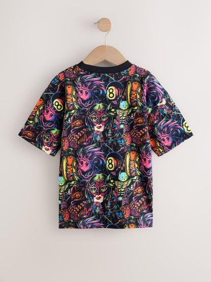 Dsiney Kidz - Multi All Over Print Fortnite Print Short Sleeved T-Shirt (4-16yrs) image 2