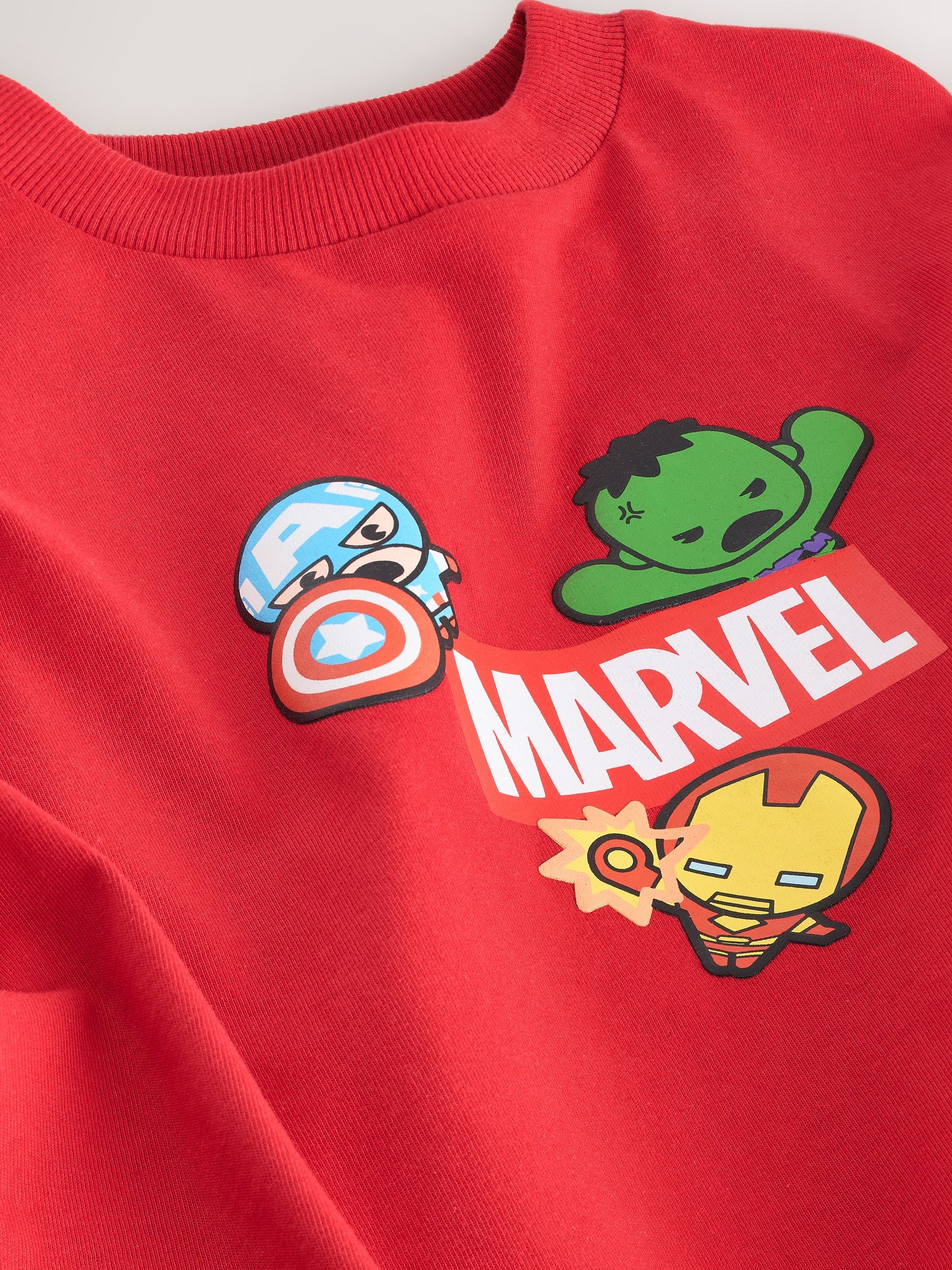 Dsiney Kidz - Red Back Print Marvel Avengers Short Sleeve T-Shirt (3-16yrs) image 4