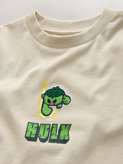 Dsiney Kidz - Stone Hulk Marvel Avengers Short Sleeve T-Shirt (3-16yrs) image 3