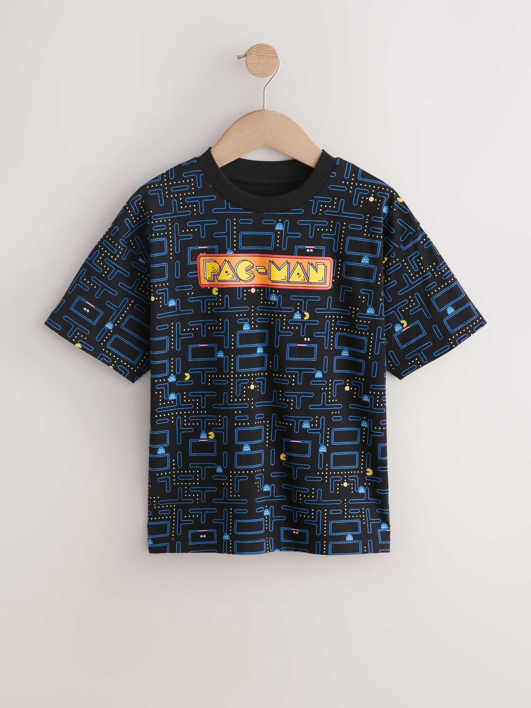Dsiney Kidz - Black/Multi Pacman T-Shirt (3-16yrs) image 1
