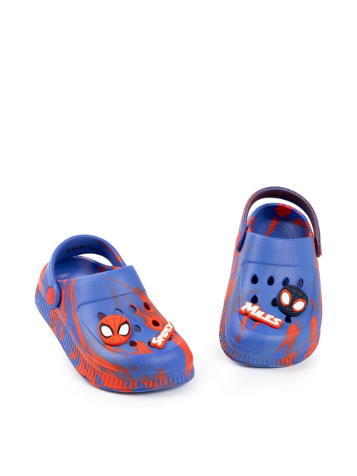 Vanilla Underground Navy Blue Boys Spider-Man Clogs image 1