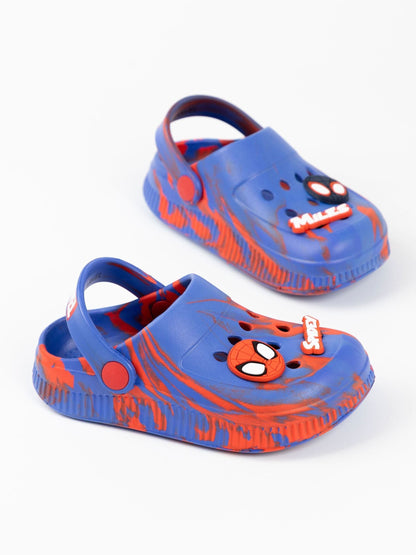 Vanilla Underground Navy Blue Boys Spider-Man Clogs image 2