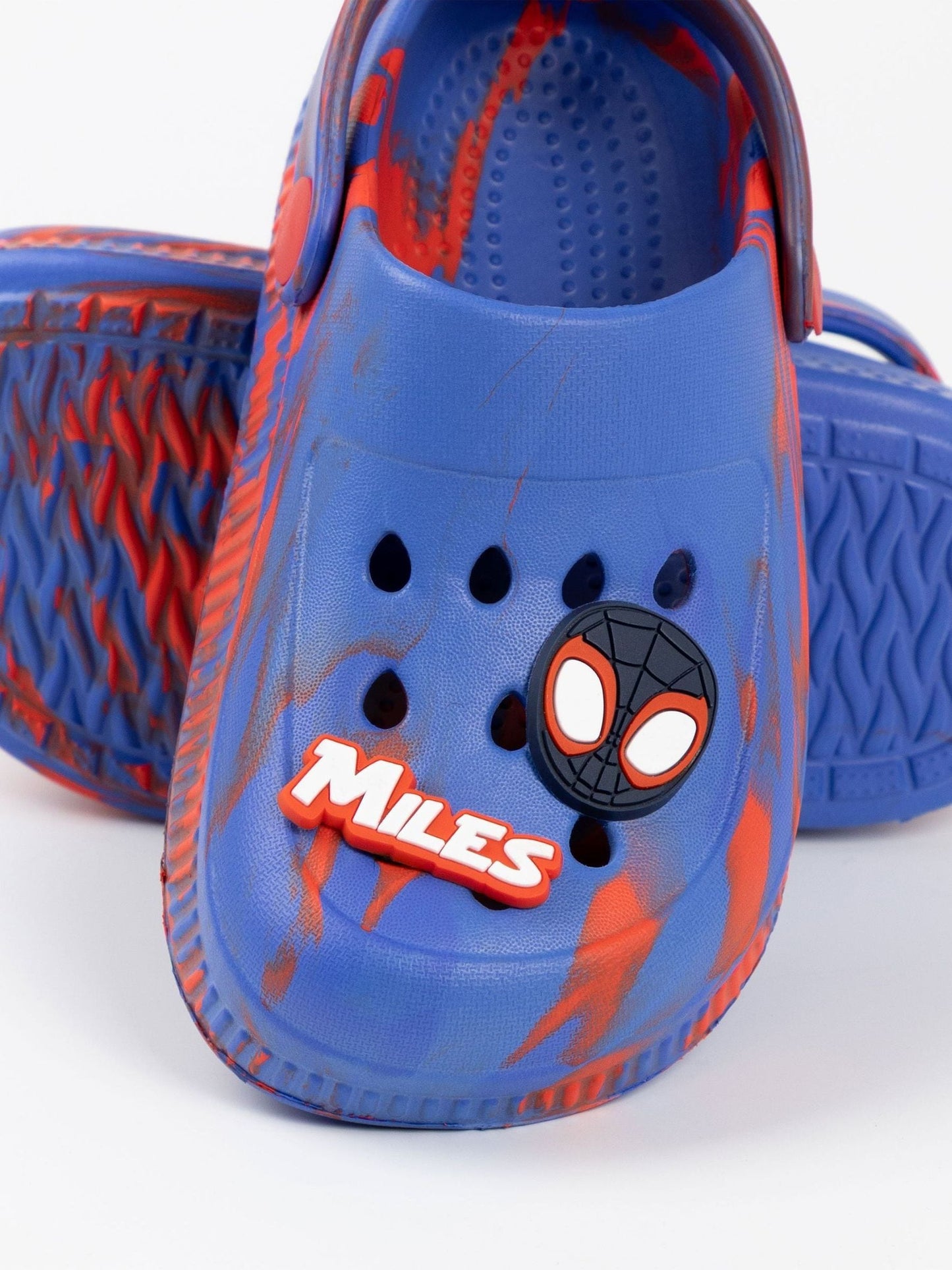 Vanilla Underground Navy Blue Boys Spider-Man Clogs image 4