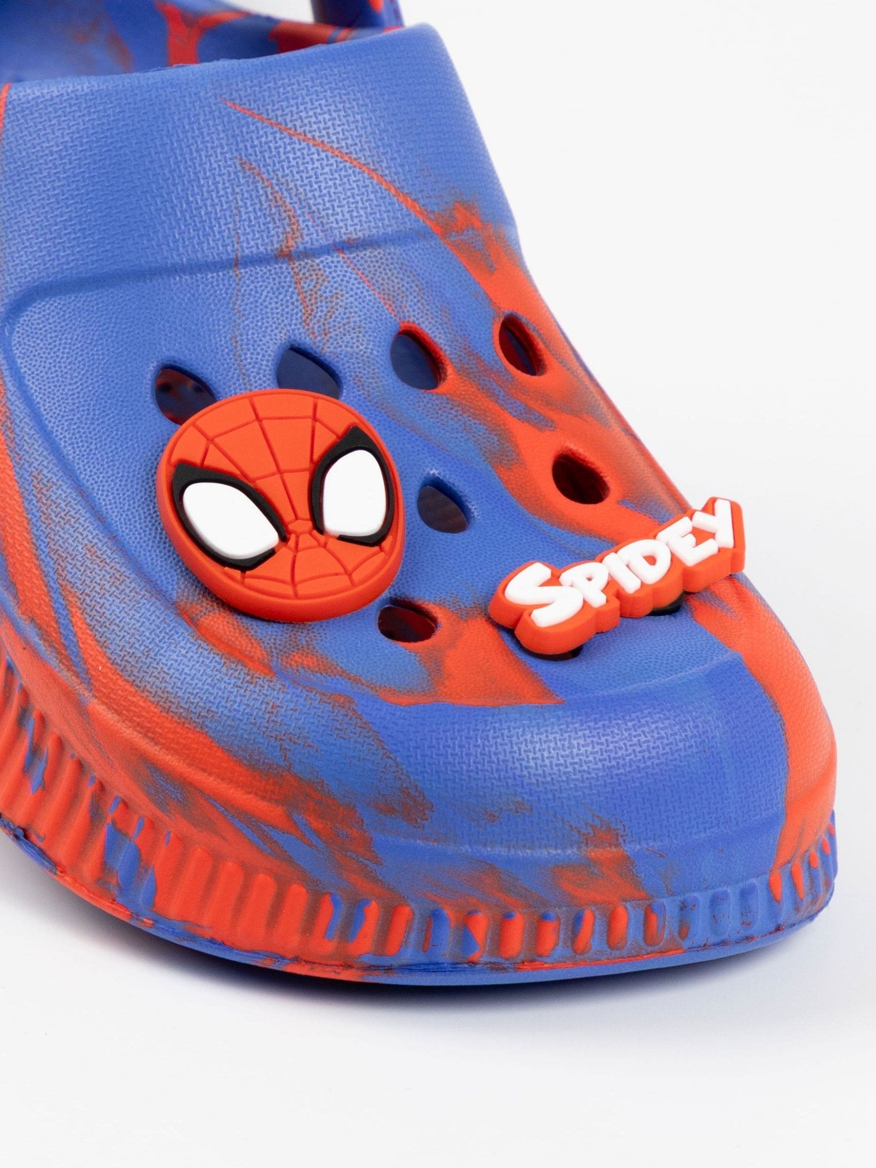 Vanilla Underground Navy Blue Boys Spider-Man Clogs image 5