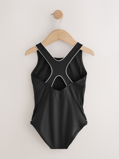 Dsiney Kidz - Black/White Racerback Swimsuit (3-16yrs) image 6