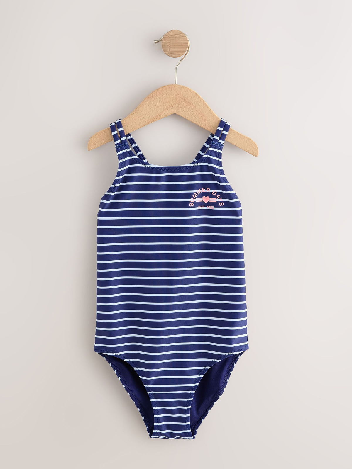 Dsiney Kidz - Navy Stripe Double Strap Swimsuit (3-16yrs) image 5