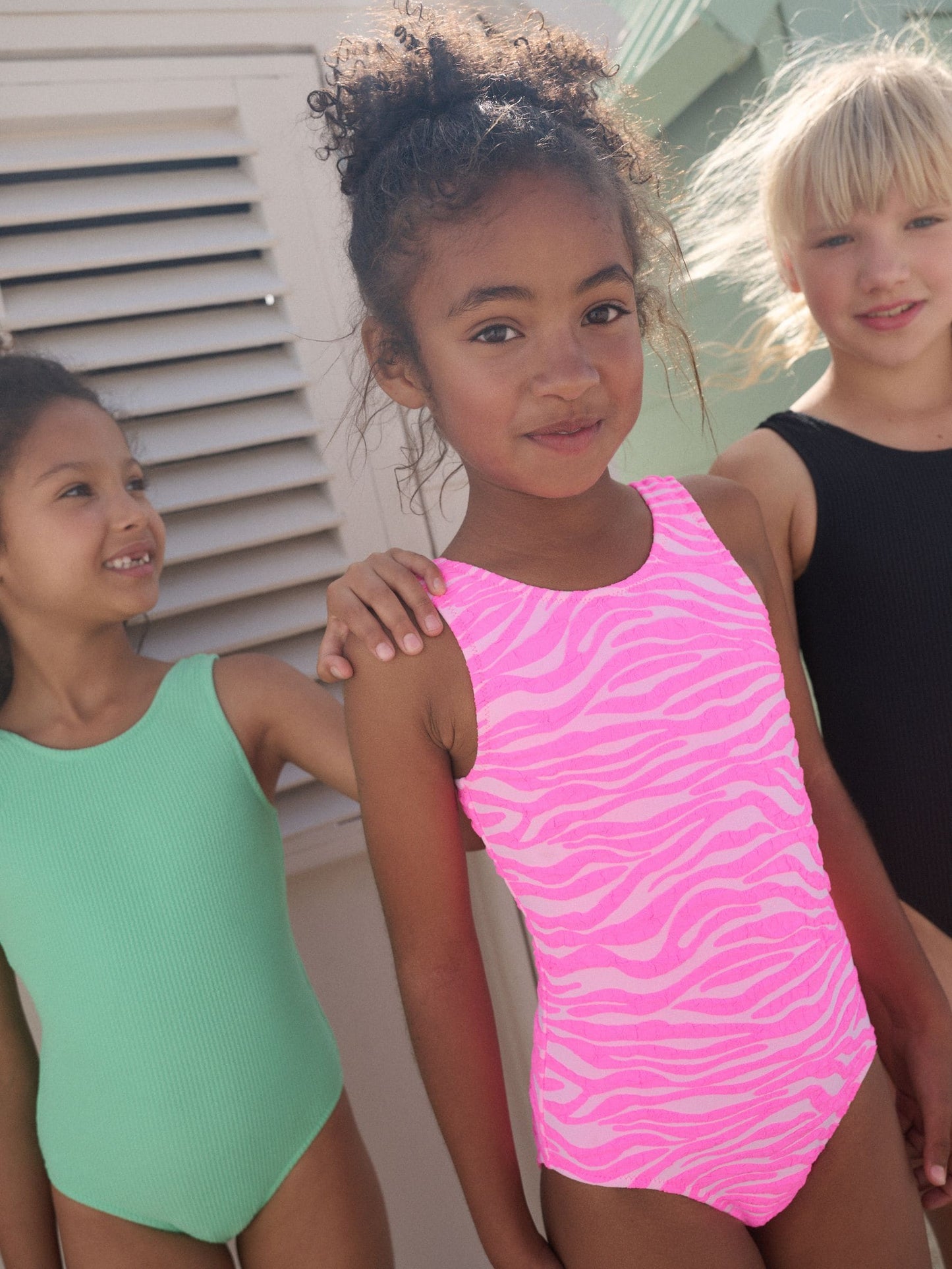 Dsiney Kidz - Pink Zebra Crinkle Swimsuit (3-16yrs) image 3