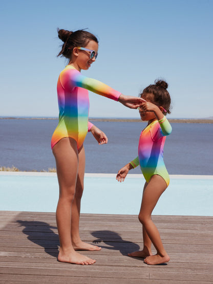 Dsiney Kidz - Rainbow Ombre Long Sleeve Sunsafe Swimsuit (3mths-16yrs) image 10