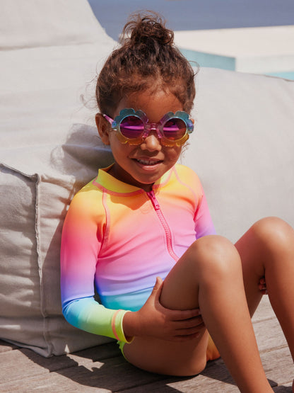 Dsiney Kidz - Rainbow Ombre Long Sleeve Sunsafe Swimsuit (3mths-16yrs) image 3