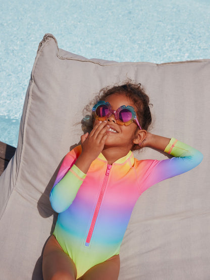 Dsiney Kidz - Rainbow Ombre Long Sleeve Sunsafe Swimsuit (3mths-16yrs) image 4