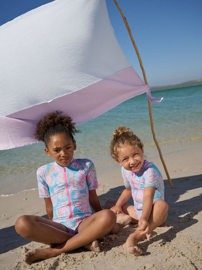 Dsiney Kidz - Blue Shell Short Sleeved Sunsafe Swimsuit (3mths-16yrs) image 4