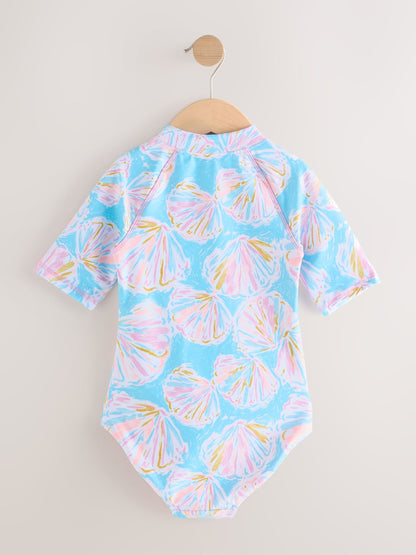 Dsiney Kidz - Blue Shell Short Sleeved Sunsafe Swimsuit (3mths-16yrs) image 6