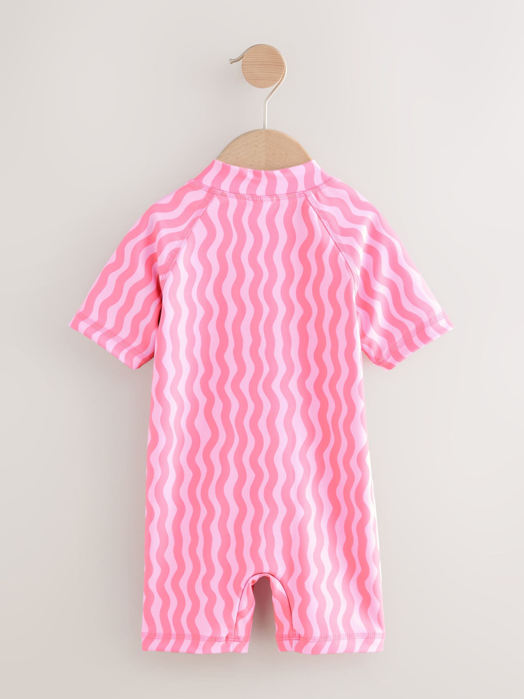 Pink Cherry Wave Sunsafe Swimsuit (3mths-10yrs) image 6