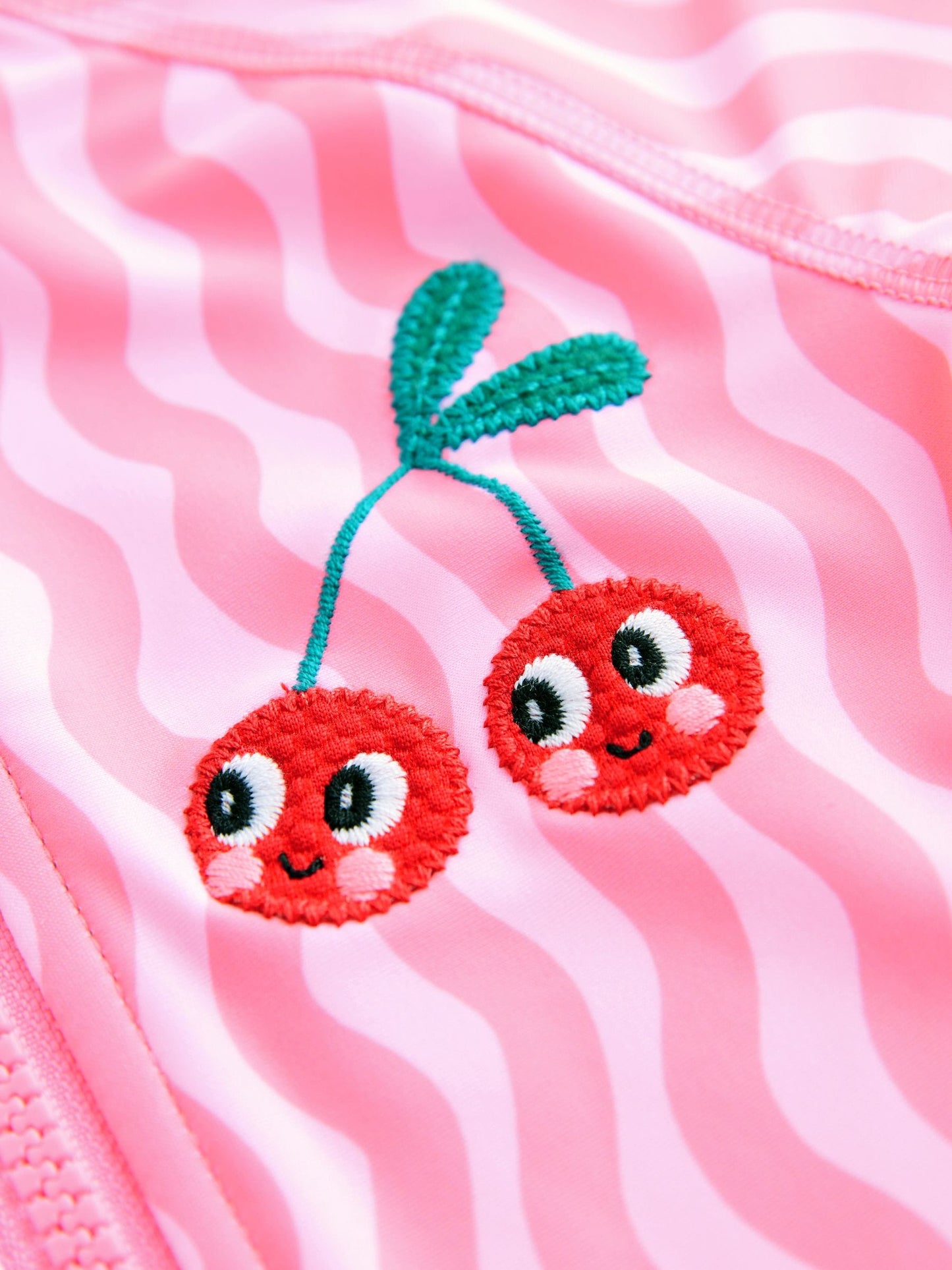 Pink Cherry Wave Sunsafe Swimsuit (3mths-10yrs) image 7