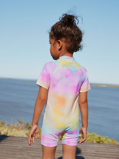 Rainbow Ombre Hearts Sunsafe Swimsuit (3mths-10yrs) image 3