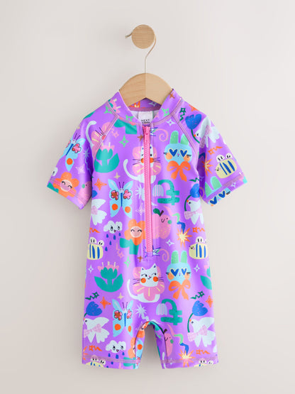 Purple Character Sunsafe Swimsuit (3mths-10yrs) image 5