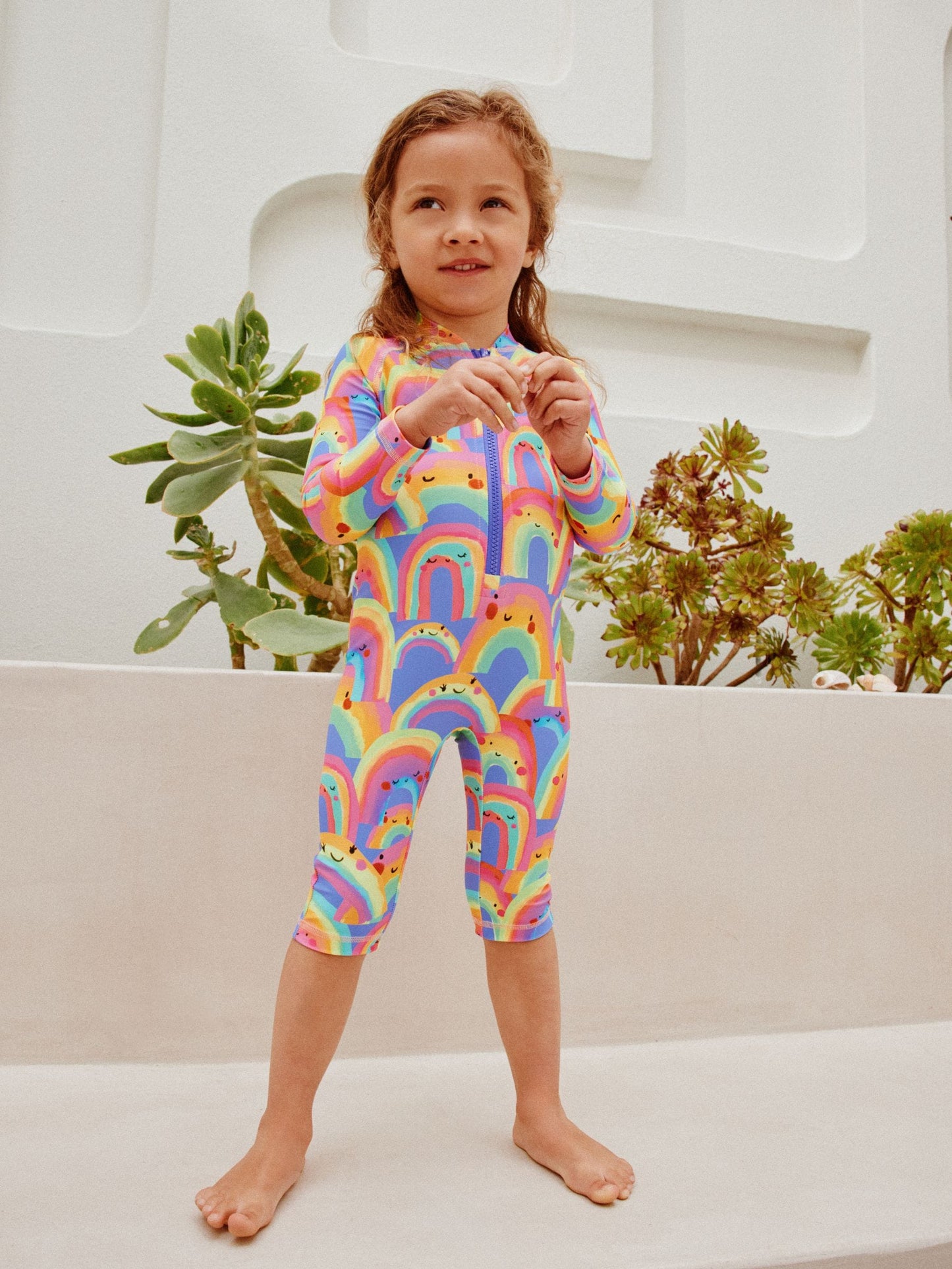 Dsiney Kidz - Purple Rainbow Long Leg Sunsafe Swimsuit (3mths-7yrs) image 2