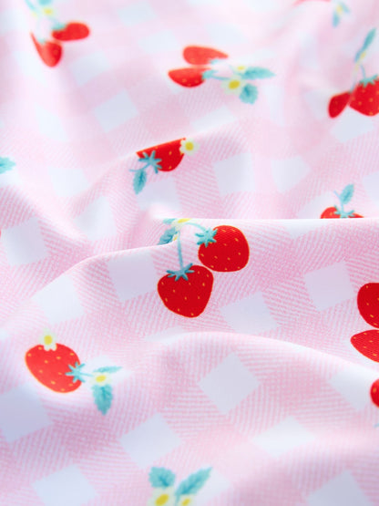 Pink Cherry Gingham Sunsafe Swimsuit (3mths-10yrs) image 7