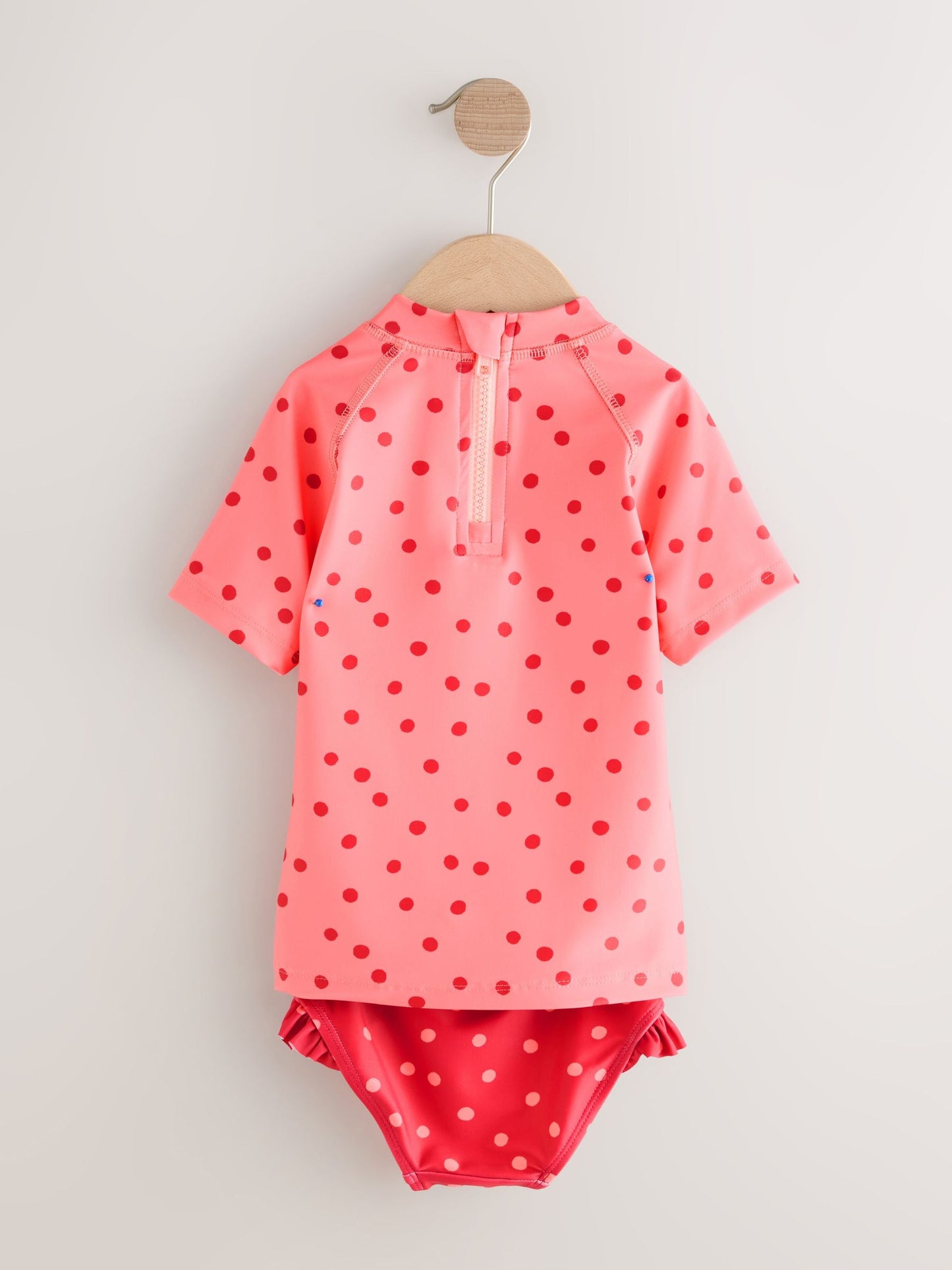 Pink/ Red Cherry Short Sleeved Sunsafe Swim Set (3mths-10yrs) image 6