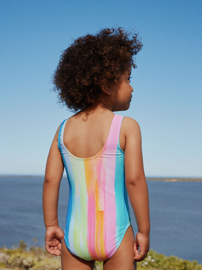 Rainbow Stripe Swimsuit (3mths-10yrs) image 2