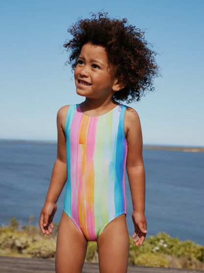 Rainbow Stripe Swimsuit (3mths-10yrs) image 3