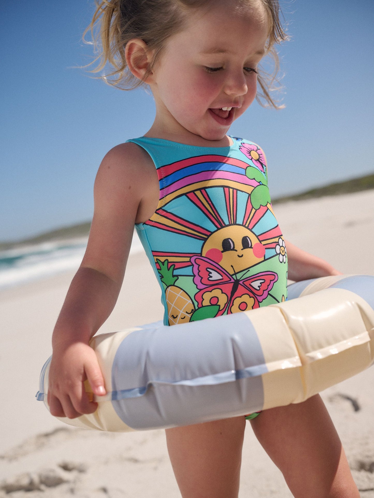 Multi Beach Scene Swimsuit (3mths-10yrs) image 1