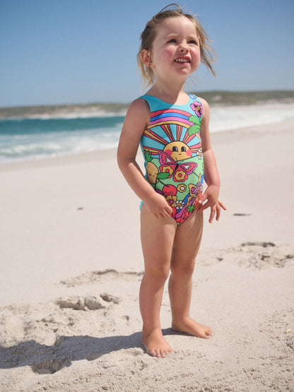 Multi Beach Scene Swimsuit (3mths-10yrs) image 3