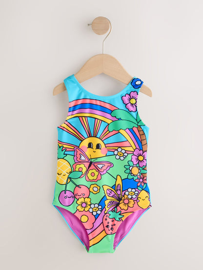 Multi Beach Scene Swimsuit (3mths-10yrs) image 5