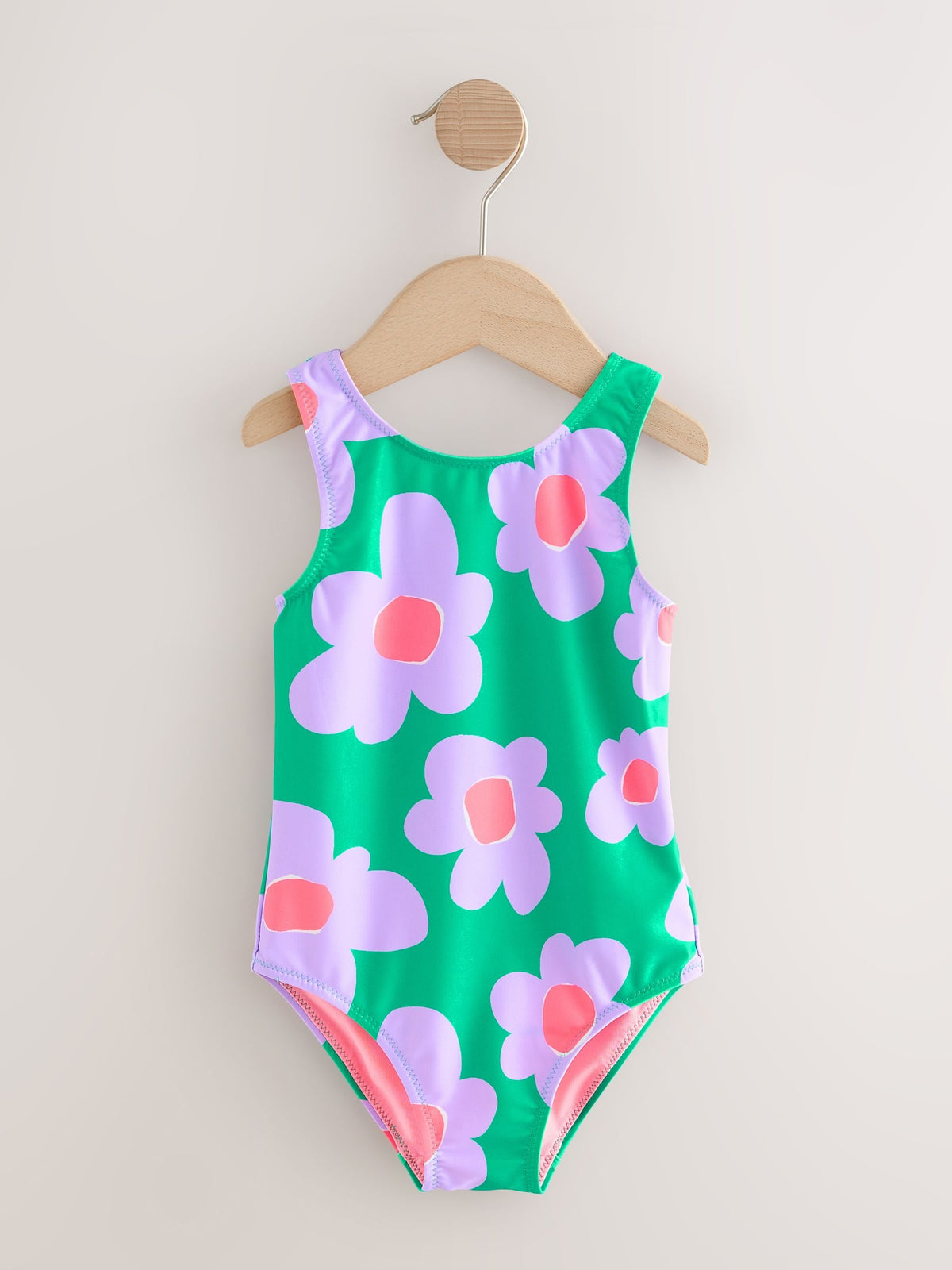 Dsiney Kidz - Green Stampy Floral Swimsuit (3mths-10yrs) image 4