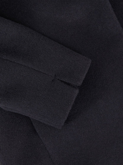 Reiss Navy Kia 3-9 yrs Wool-Blend Funnel-Neck Coat image 5