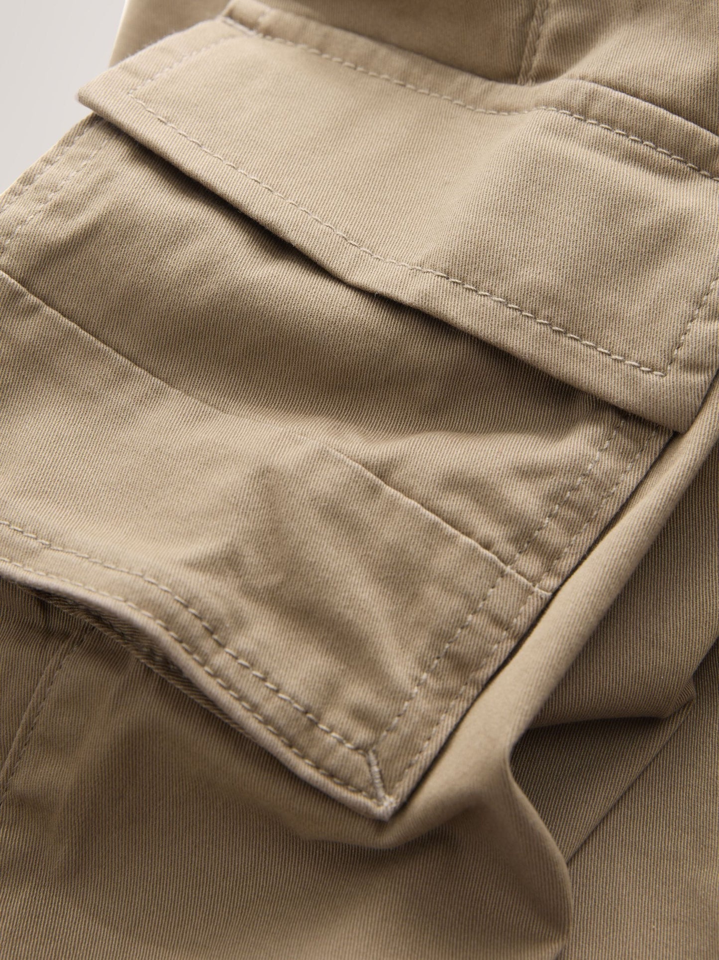 Tan Brown Loose Fit Cargo Trousers (3mths-7yrs) image 7