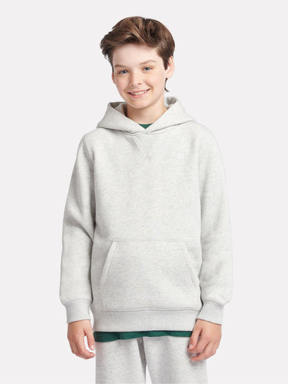 Dsiney Kidz - New Balance Grey Small Kids French Terry 100% Cotton Logo Hoodie image 1