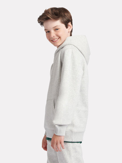 Dsiney Kidz - New Balance Grey Small Kids French Terry 100% Cotton Logo Hoodie image 2
