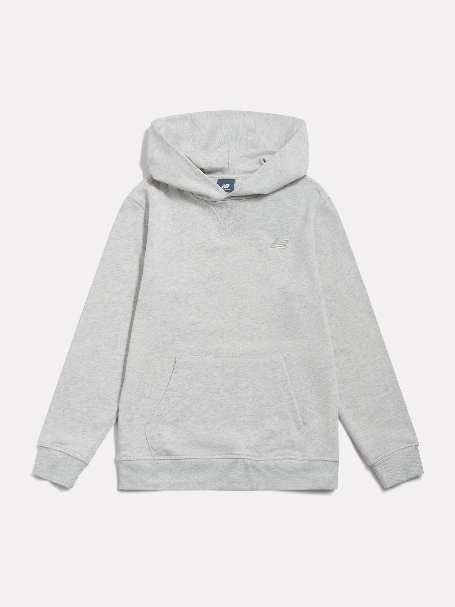 Dsiney Kidz - New Balance Grey Small Kids French Terry 100% Cotton Logo Hoodie image 6