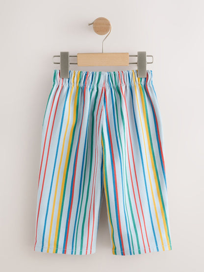 Multi Stripe Pull On Wide Trousers (3mths-7yrs) image 5