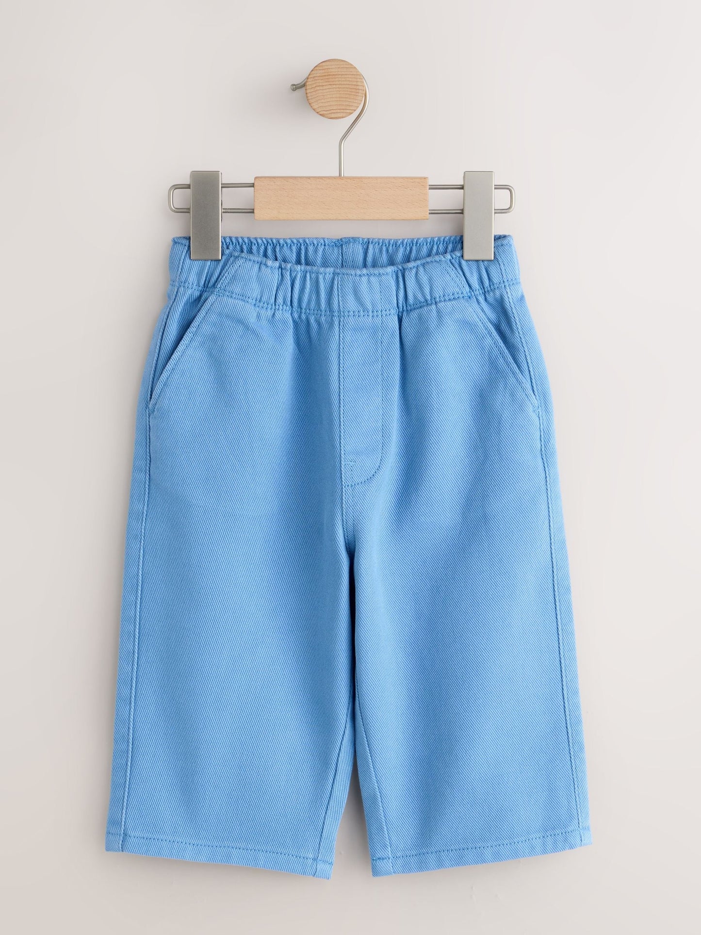 Blue Pull On Wide Trousers (3mths-7yrs) image 5