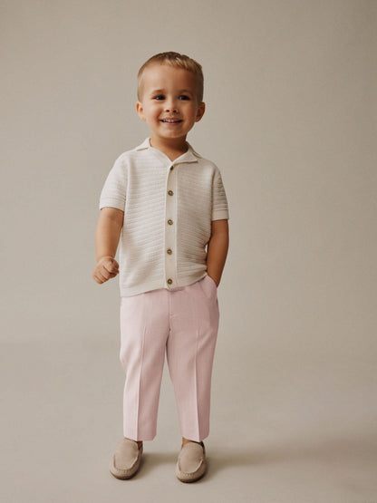 Pink Smart Trousers (3mths-7yrs) image 2