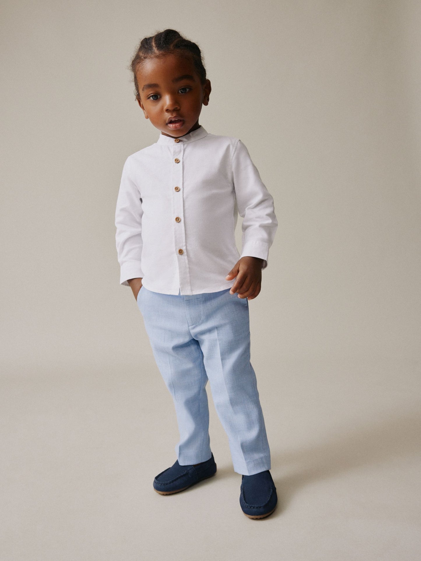 Blue Smart Trousers (3mths-7yrs) image 2