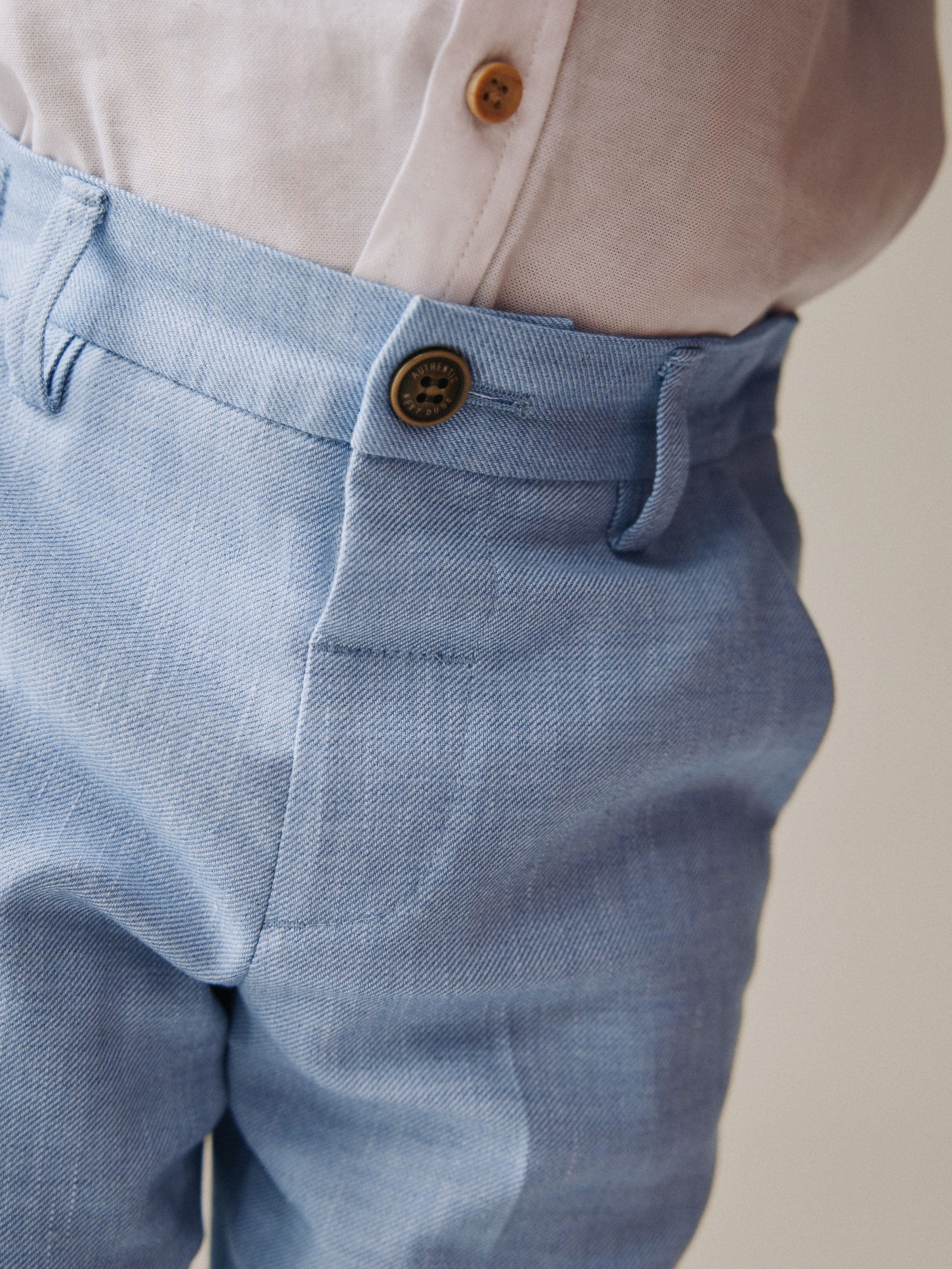Blue Smart Trousers (3mths-7yrs) image 3