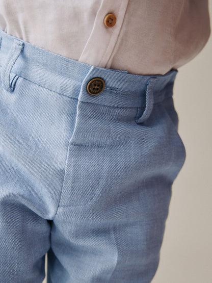 Blue Smart Trousers (3mths-7yrs) image 3