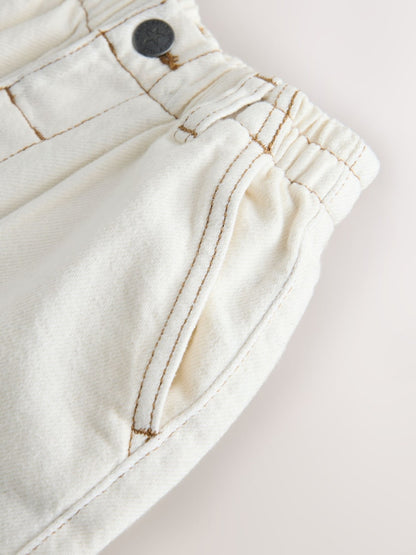 Ecru Wide Leg Jeans (3mths-7yrs)