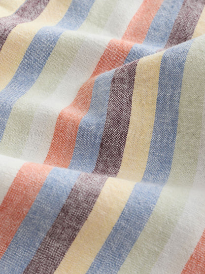 Multi Stripe Wide Fit Linen Blend Pull on Trousers (3mths-7yrs) image 7