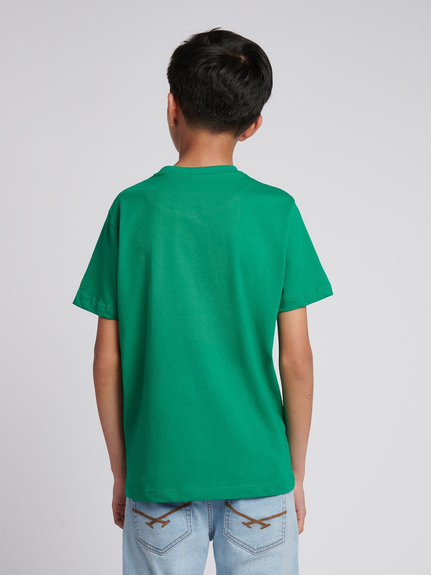 Dsiney Kidz - U.S. Polo Assn. Light Green Graphic Print T-Shirt image 3