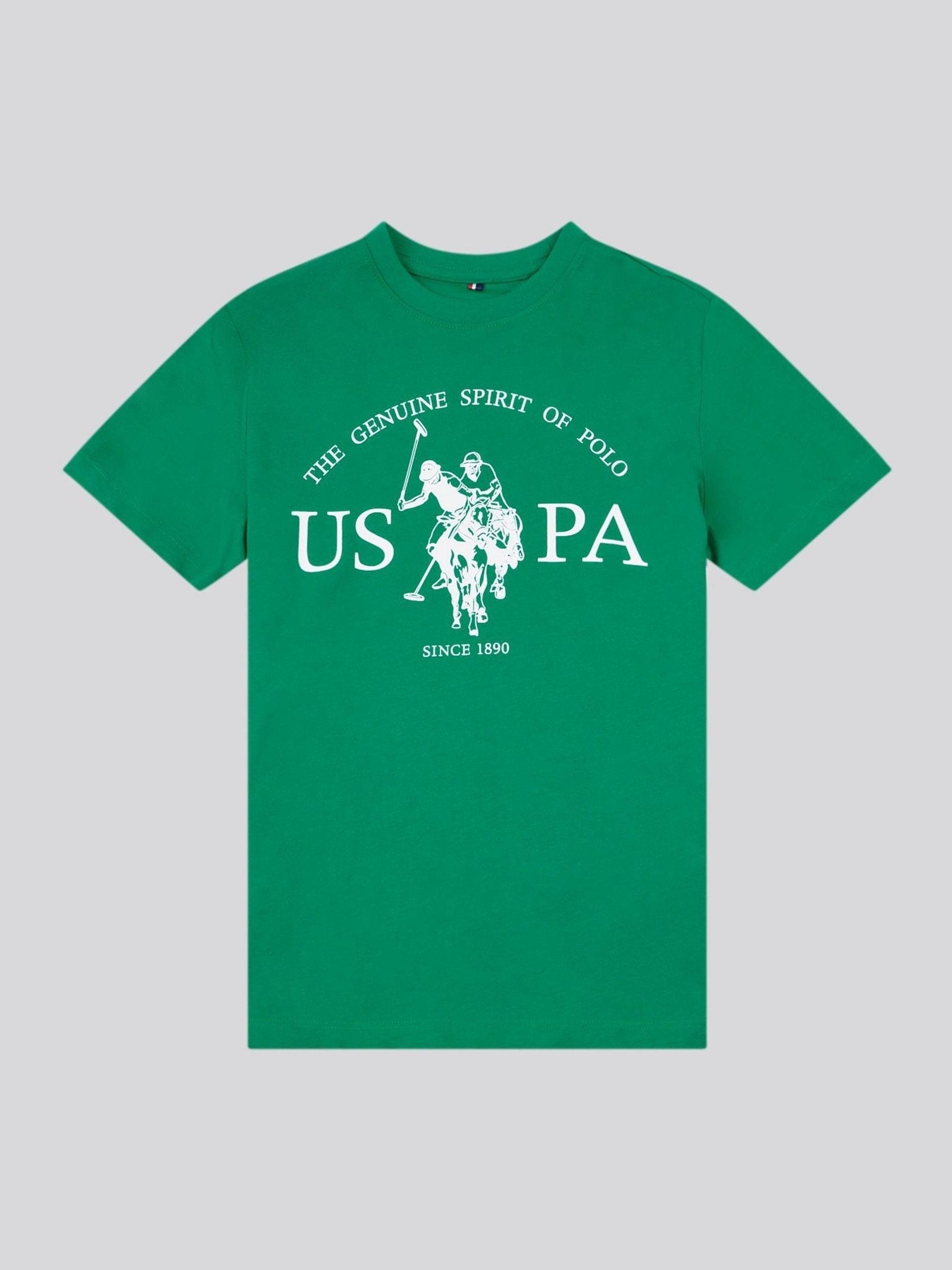 Dsiney Kidz - U.S. Polo Assn. Light Green Graphic Print T-Shirt image 5