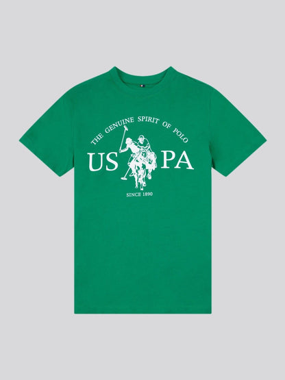 Dsiney Kidz - U.S. Polo Assn. Light Green Graphic Print T-Shirt image 5